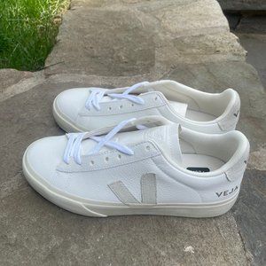 BRAND NEW VEJA CAMPO CHROMEFREE LEATHER WHITE NATURAL